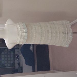 Zak Posen small sequin fine knit sleeveless dress size small